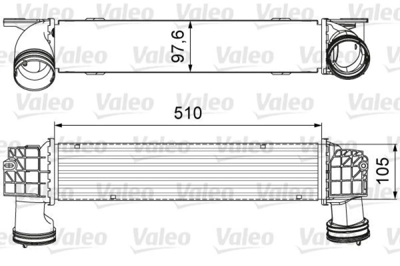 Image of Intercooler VALEO 818664