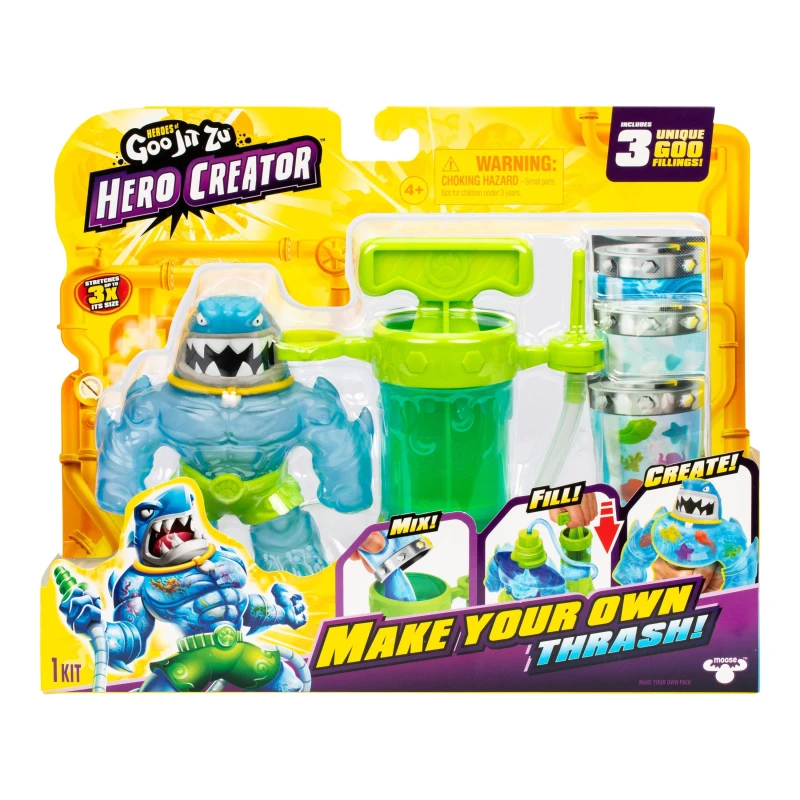 Image of Heroes of Goo Jit Zu HCP Thrash 52 Action Figures One Size Multi 99098599000