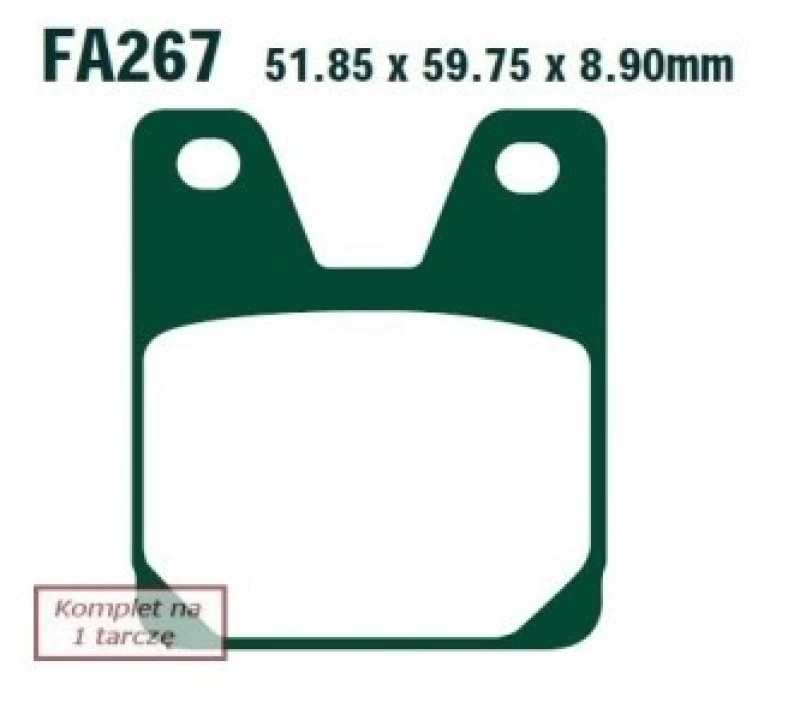 Image of EBC Brakes Brake pad set EBC Brakes FA267HH