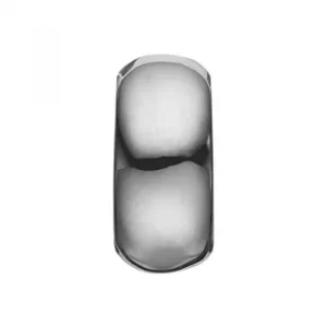 Image of Ladies Christina Silver Plated Shiny Stopper Bead Charm