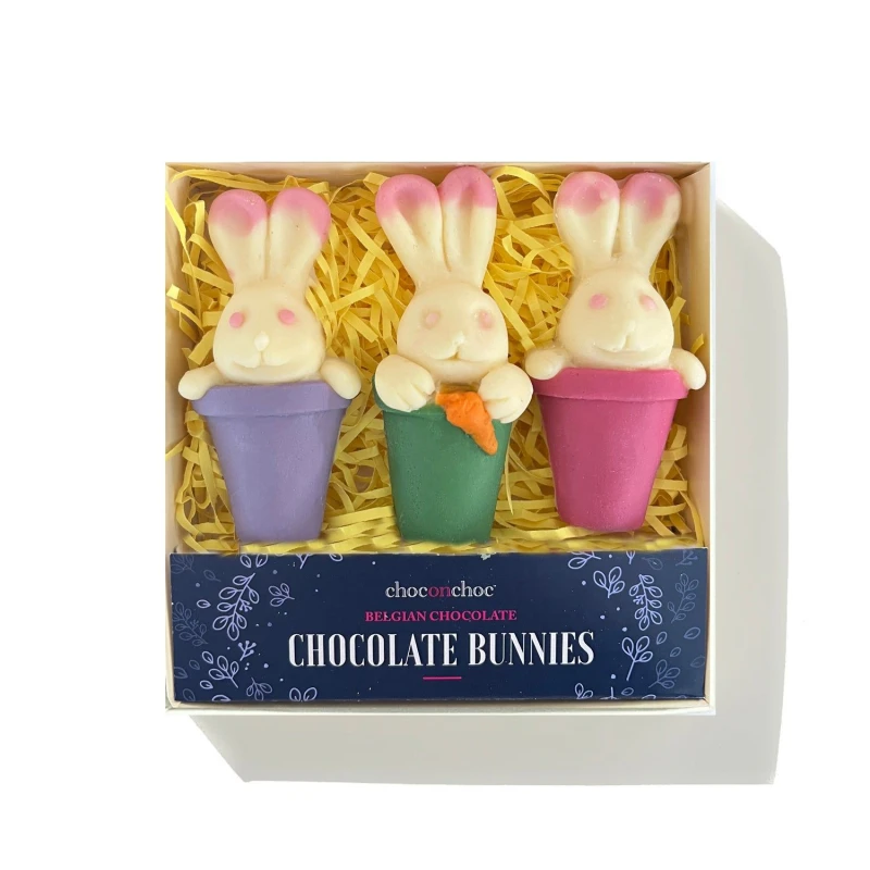 Image of Choc on Choc Chocolate Bunnies Chocolate unisex