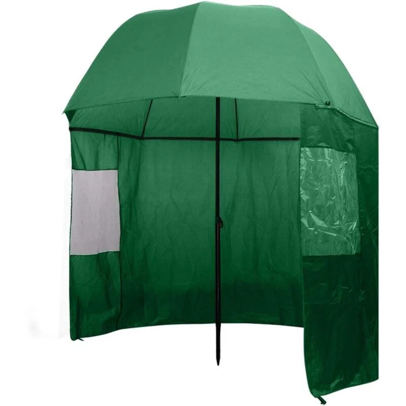 Image of VIDAXL Fishing Umbrella Green 300x240cm vidaXL 91028