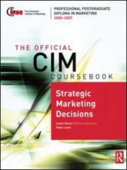 Image of Strategic Marketing Decisions 2008-2009 by Isobel Doole Book