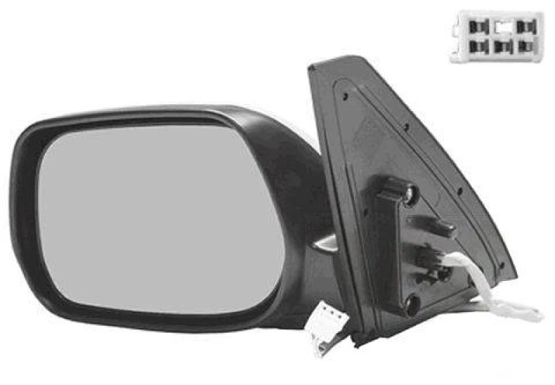 Image of VAN WEZEL 5377807 Wing mirror * HAGUS * Left, Heatable, primed Outside Mirror (50)