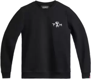 Image of Pando Moto John Tiger 01 Pullover, black-white, Size XL, black-white, Size XL