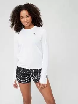 Image of adidas Running Long Sleeve T-Shirt, White Size M Women