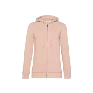 Image of B&C Womens/Ladies Organic Hoodie (L) (Soft Rose)