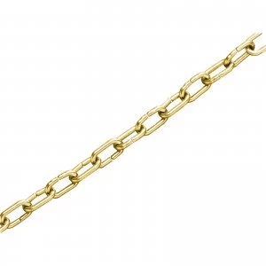 image of Faithfull Clock Chain Polished Brass 1.6mm 10m