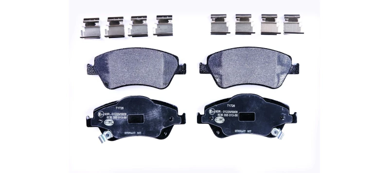 Image of HELLA Brake pad set HELLA 8DB 355 013-561