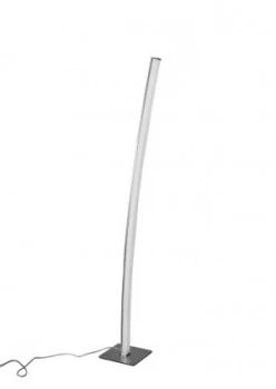 image of Floor Lamp 23W LED Satin Nickel, Polished Chrome 3000K, 1590lm,