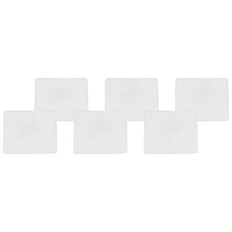 Image of Beliani Set Of 6 Garden Chair Cushions Tolve 39 X 31cm Off-White
