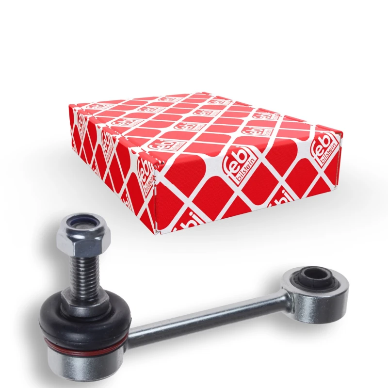 Image of FEBI BILSTEIN 48086 Anti-roll bar link Front Axle Right Steel Link Stabiliser (3229)