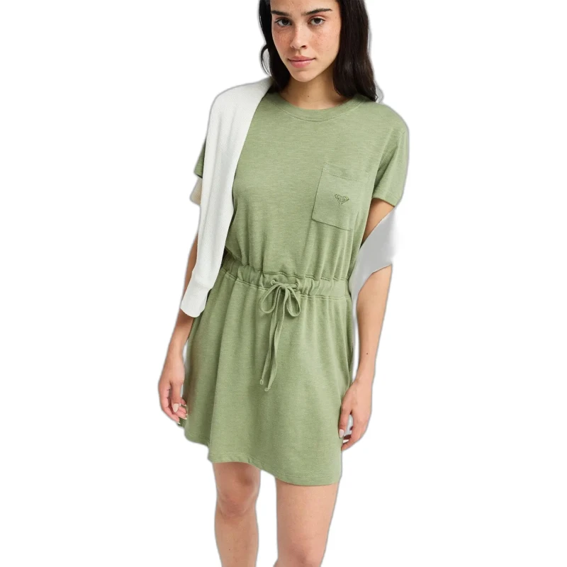 Image of Roxy Womens t-shirt dress Roxy Sunny Expedition Vert Female XS