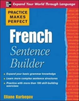 Image of French Sentence Builder by Eliane Kurbegov Book