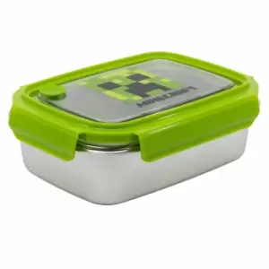 Image of Stor Young Adult Stainless Steel Rectangular Sandwich Box 1020 Ml Minecraft