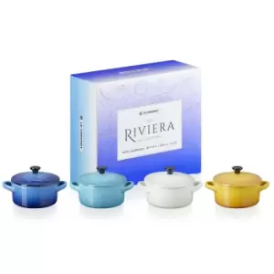 Image of Le Creuset Riviera Set Of 4 Petite Casseroles