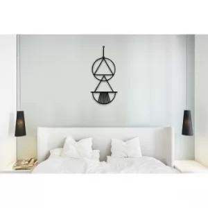 Image of Soyut Aksesuar Black Decorative Metal Wall Accessory