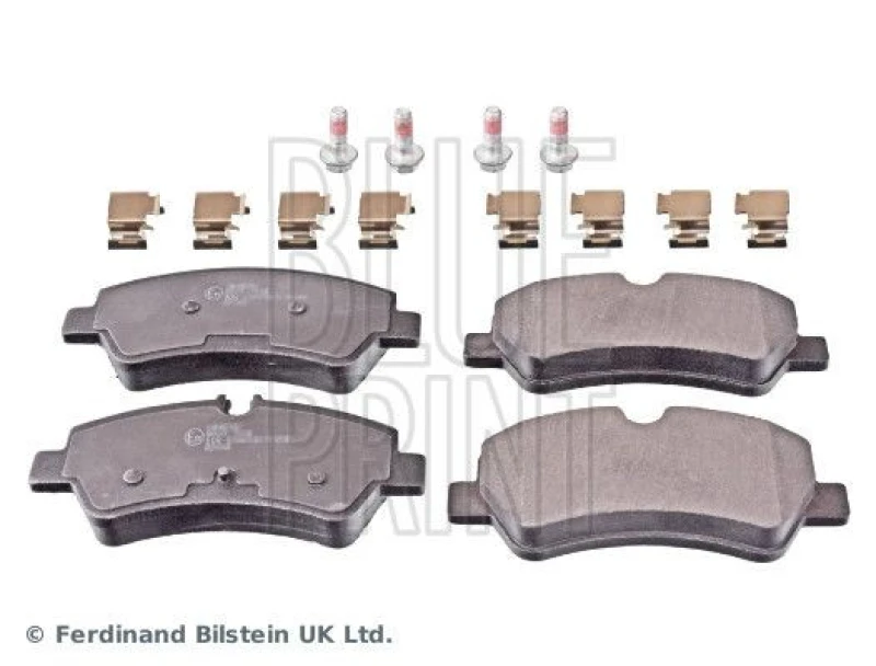 Image of Blue PRINT Brake pad set Blue PRINT ADF124212