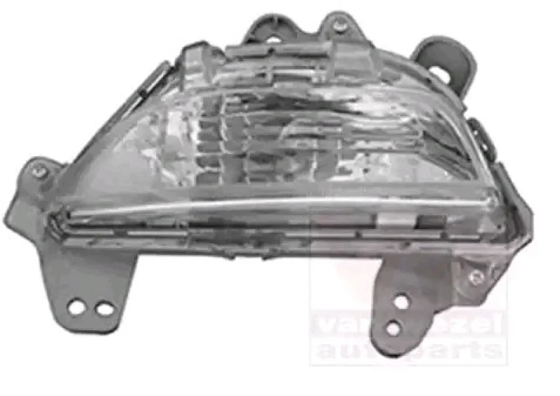 Image of VAN WEZEL 2744905 Turn Signal Bumper, white, with bulb holder Indicator (62)
