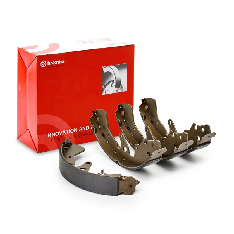 Image of BREMBO S 79 524 Brake Shoes ESSENTIAL LINE with accessories Brake Shoe Set (70)