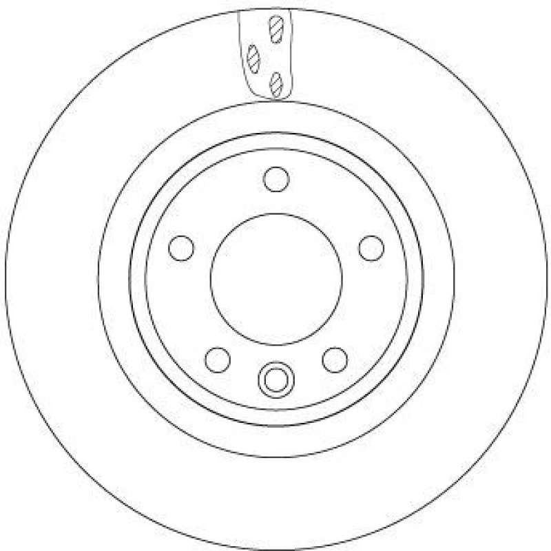 Image of Brake disc TRW DF6956S