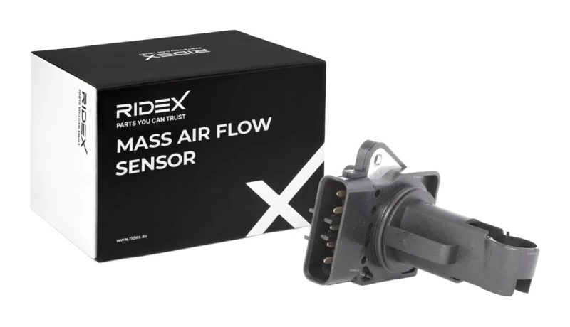 Image of Mass air flow sensor RIDEX 3926A0222