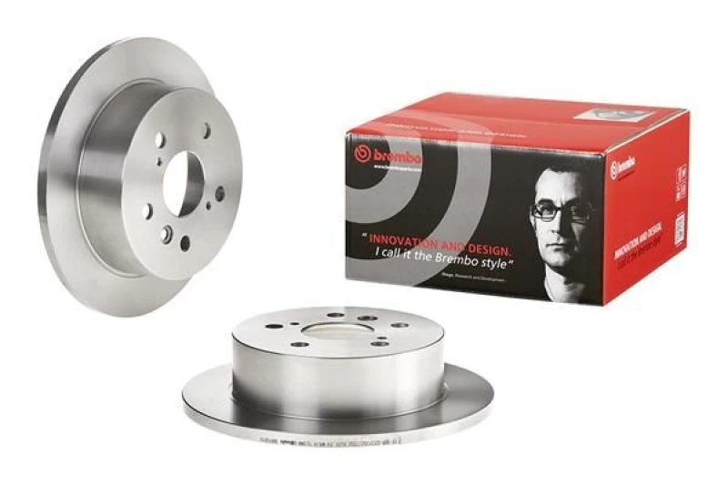 Image of BREMBO Brake disc BREMBO 08.A108.10