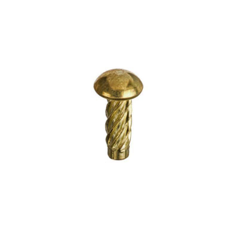 Image of Unifix Round Hammer Drive Screws Type U Bs 4174 Electro Brassed - 2G X 3/16" - Box Of 1000
