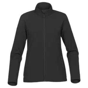 image of Stormtech Womens/Ladies Orbiter Softshell Jacket (M) (Black/Carbon)