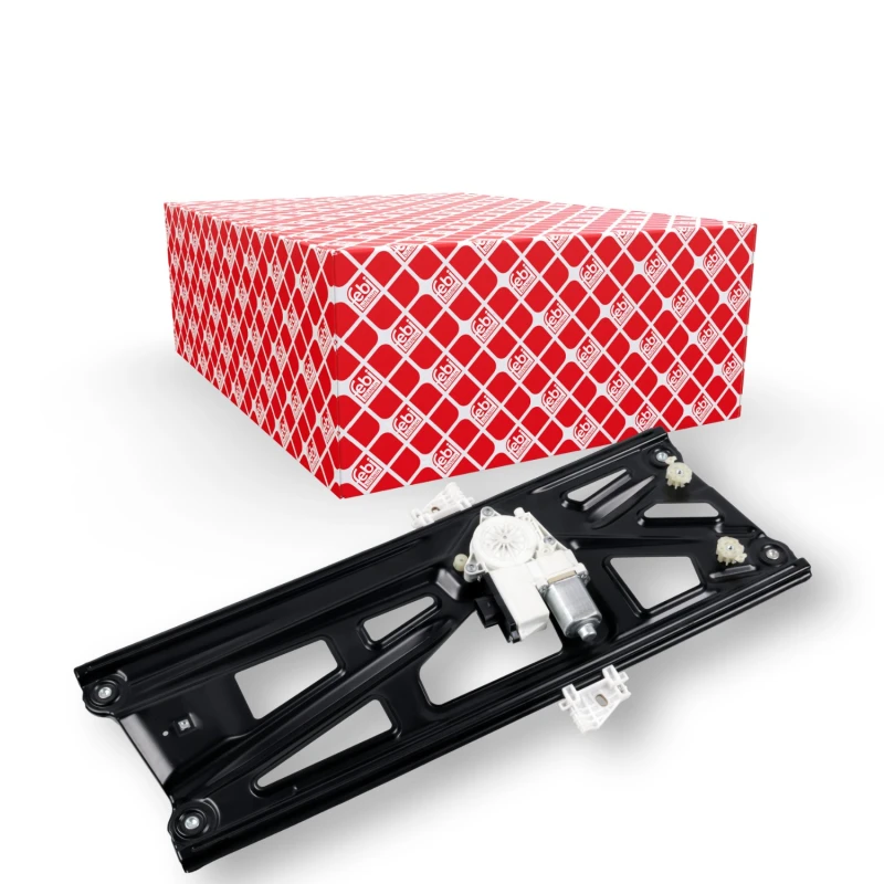 Image of FEBI BILSTEIN 179352 Window regulator Right Front, Operating Mode: Electric, with electric motor Window Winder (1561)