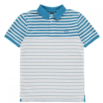 image of Henri Lloyd Stripe Polo Shirt - Lapis Blue