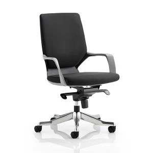 Image of Adroit Xenon Executive With Arms Medium Back Black Shell Fabric Black