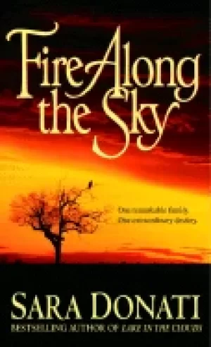 Image of fire along the sky