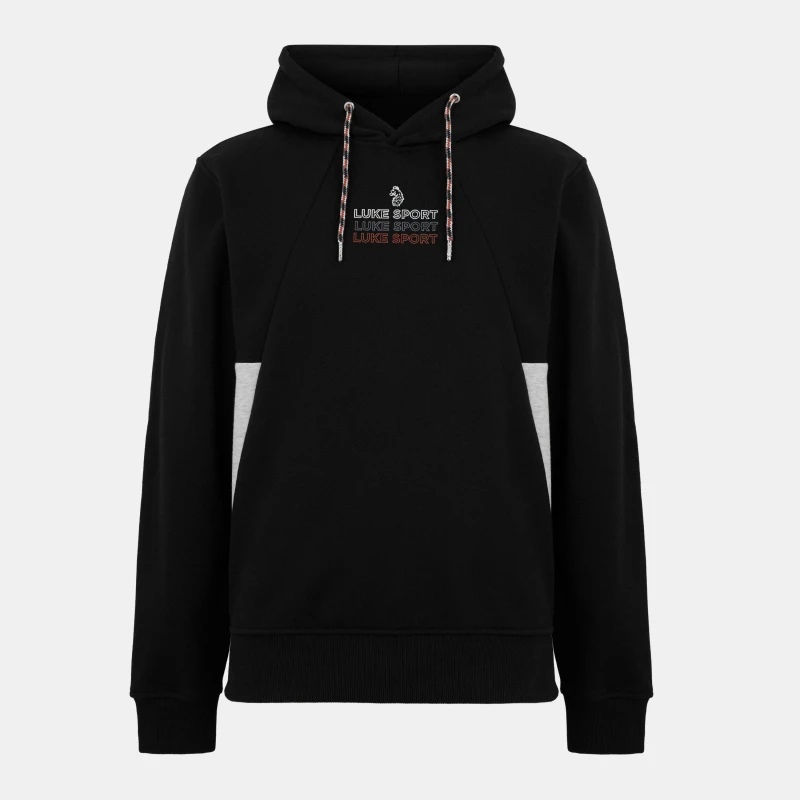 Image of Luke Mens Munich Hoodie Jet Black male Medium