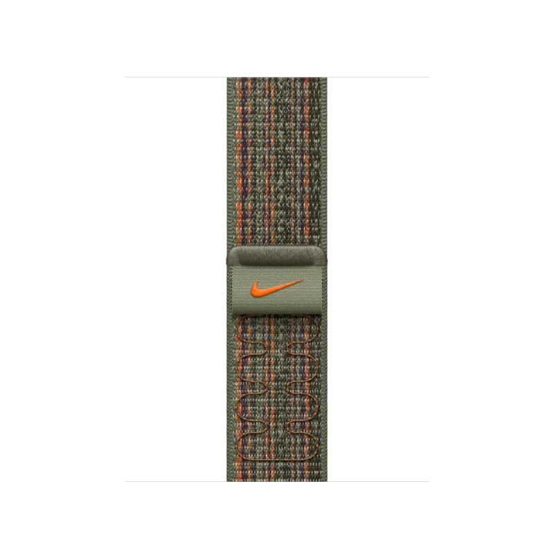 Image of Apple 41mm Sequoia/Orange Nike Sport Loop