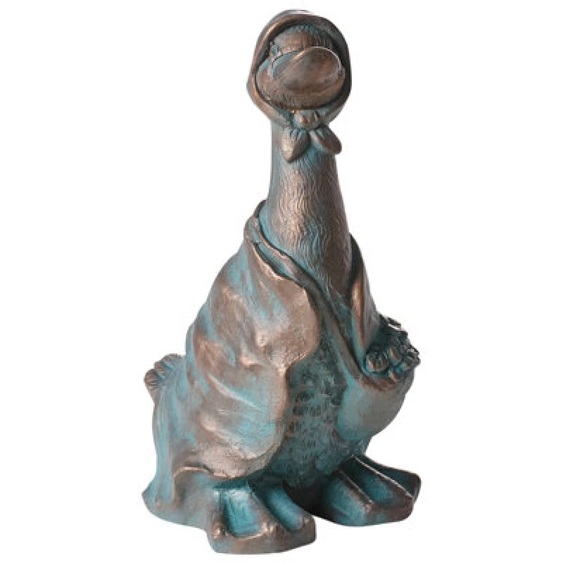 Image of Beliani Garden Figurine Baleya Duck Brown