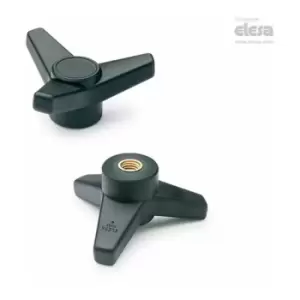 Image of Elesa - Three-arm knob-VB.639/80 B-M12