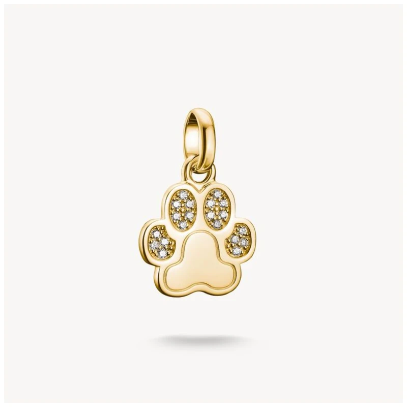 Image of Thomas Sabo CC1259-414-14 Charm pendant paw with stones Jewellery