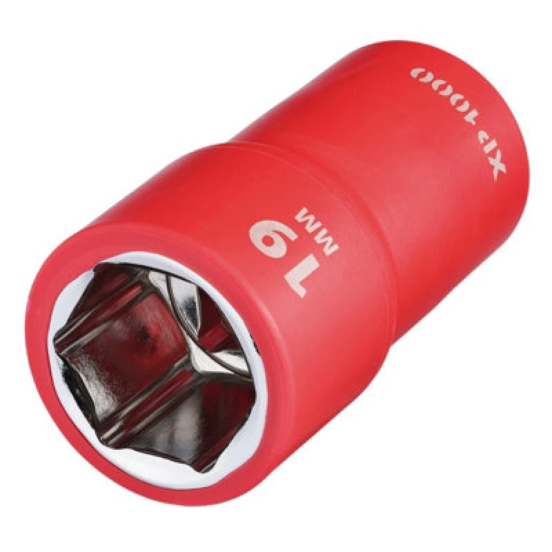Image of Draper XP1000 1/2" Drive VDE Insulated Hexagon Socket 17982 Drive: 1/2"