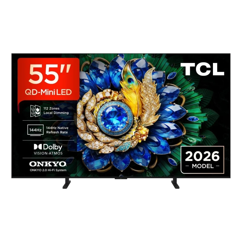 Image of TCL 55A400M-UK 55-Inch 4K QD-Mini LED Google TV 55A400M-UK Black