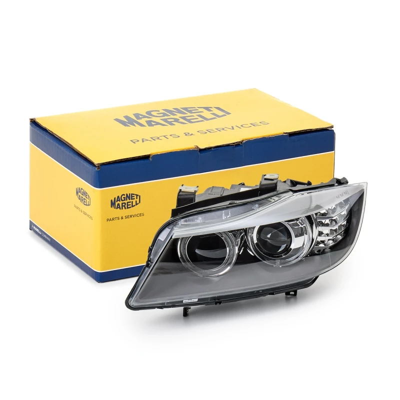 Image of MAGNETI MARELLI 719000000029 Headlights D1S, Left, without bulbs, Bi-Xenon Headlight (259)