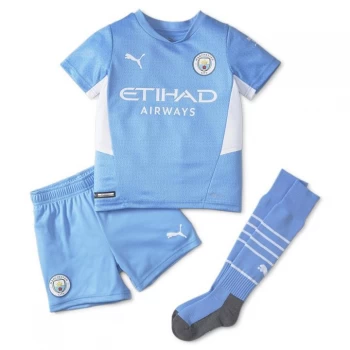 image of Puma Manchester City Home Mini Kit 2021 2022 - Blue