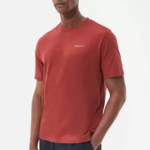 Image of Barbour Heritage Mens Swift T-Shirt - Brown - S