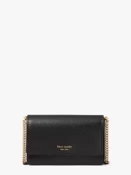 Image of Kate Spade Morgan Flap Chain Wallet, Black, One Size