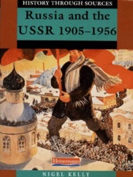 Image of Russia and the Ussr 1905-1956 by Nigel Kelly Paperback