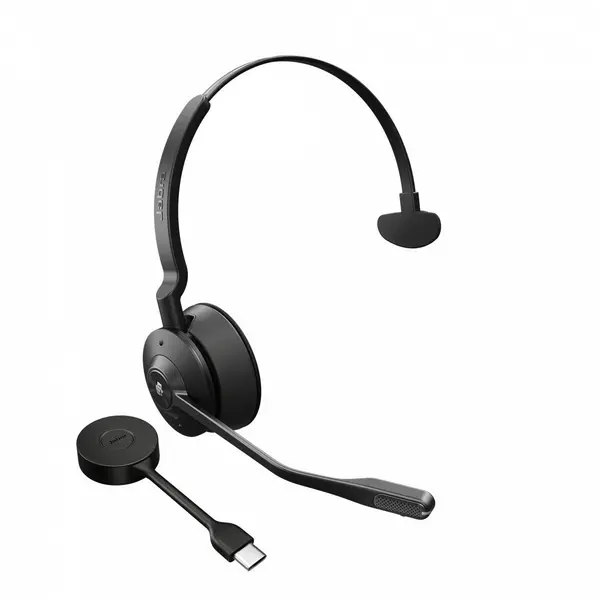 Image of Jabra Jabra Engage 55 Headset Wireless Head-band Office/Call center Black Titanium 9553-470-111
