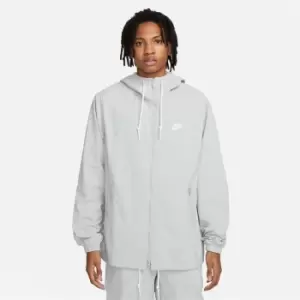 Image of Nike Club Mens Full-Zip Woven Jacket - Grey