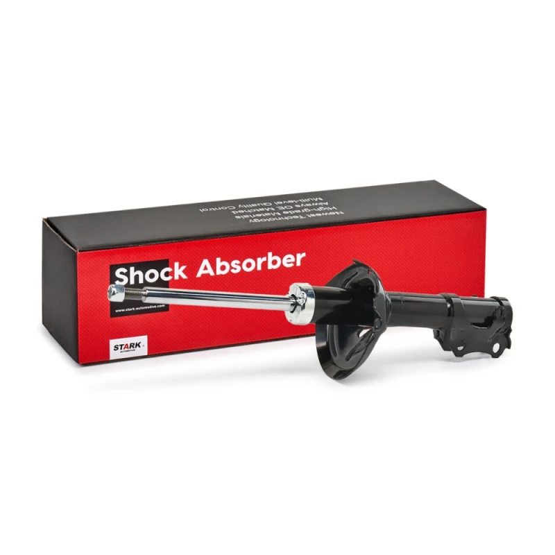 Image of STARK SKSA-0130056 Shock absorber Front Axle, Gas Pressure, Twin-Tube, Suspension Strut, Top pin Shock Absorber (854)