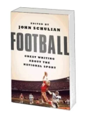 Image of football great writing about the national sport