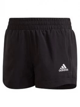 Image of adidas Girls A.R. Woven Short - Black, Size 7-8 Years, Women